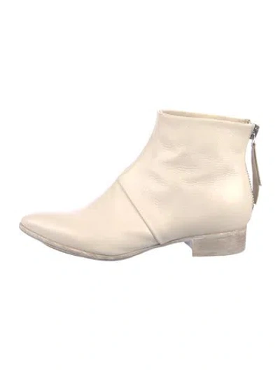 Pre-owned Alberto Fermani Leather Boots In Neutral