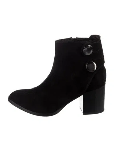 Pre-owned Alberto Fermani Suede Boots In Black