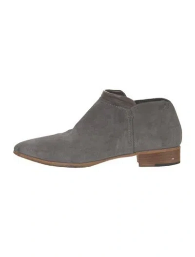 Pre-owned Alberto Fermani Suede Boots In Gray