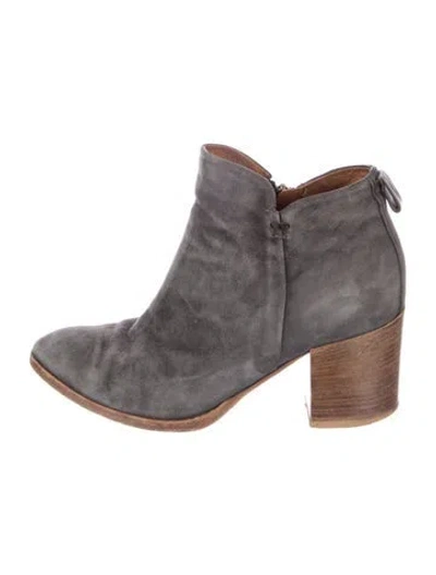 Pre-owned Alberto Fermani Suede Boots In Gray
