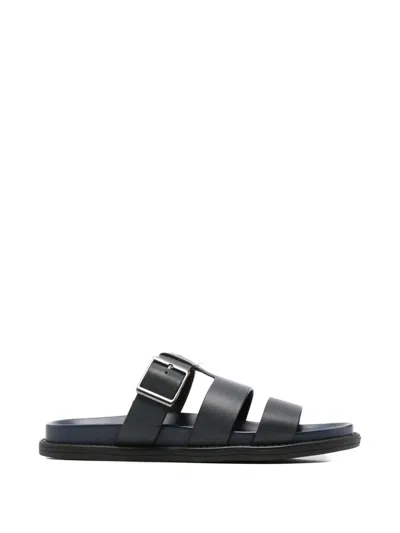 Alberto Gozzi Buckle-fastening Caged Sandals In Blue