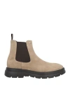 Alberto Guardiani Man Ankle Boots Beige Size 9 Leather