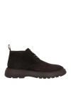 Alberto Guardiani Man Ankle Boots Dark Brown Size 8 Leather