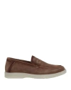 Alberto Guardiani Man Loafers Brown Size 9 Leather In Brown