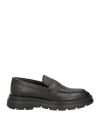 Alberto Guardiani Man Loafers Dark Brown Size 9 Leather