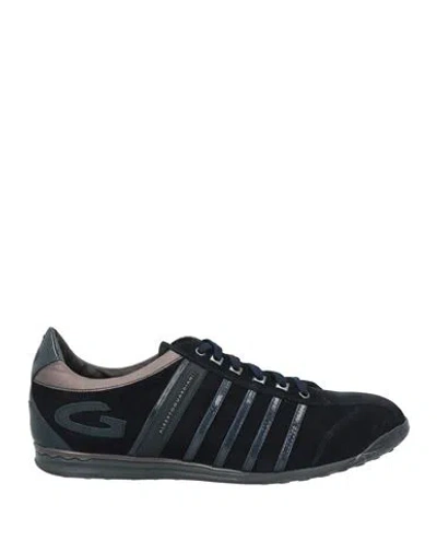 Alberto Guardiani Man Sneakers Black Size 6 Leather
