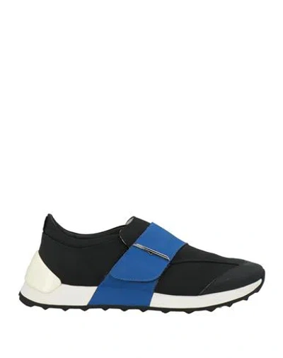 Alberto Guardiani Man Sneakers Black Size 6 Textile Fibers