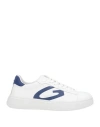 Alberto Guardiani Man Sneakers White Size 11 Leather In White