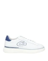Alberto Guardiani Man Sneakers White Size 9 Leather In White