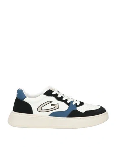 Alberto Guardiani Man Sneakers White Size 9 Leather