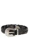 Alberto Luti Braided Leather Belt