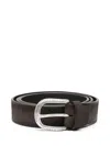 Alberto Luti Brown Calf Leather Belt