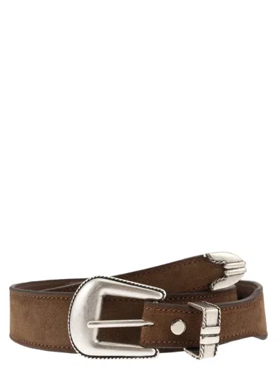 Alberto Luti Burnt Belt In Brown