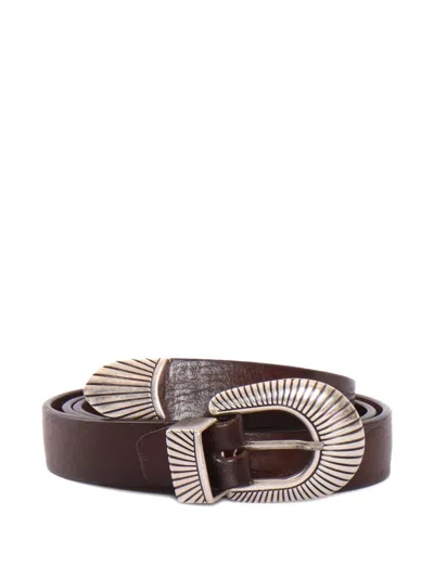 ALBERTO LUTI LEATHER BELT