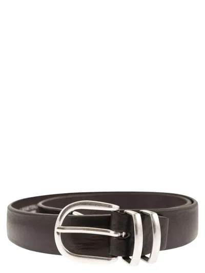 Alberto Luti Leather Belt In Transparent