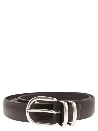 Alberto Luti Leather Belt In Transparent