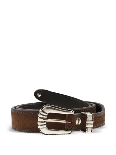 Alberto Luti Metal-buckle Belt In Gold