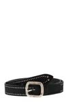 ALBERTO LUTI ALBERTO LUTI STUDDED LEATHER BELT