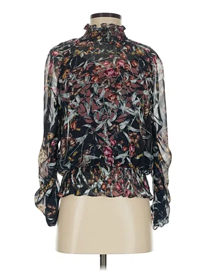 Pre-owned Alberto Makali 3/4 Sleeve Blouse In Black