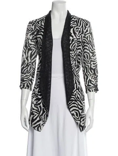 Pre-owned Alberto Makali Animal Print Jacket In Multi