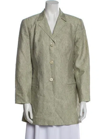Pre-owned Alberto Makali Blazer In Green