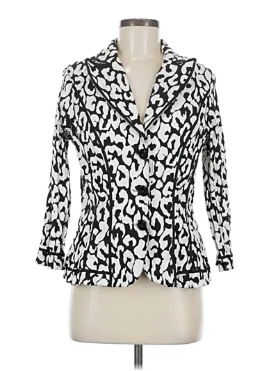 Pre-owned Alberto Makali Blazer Jacket In White