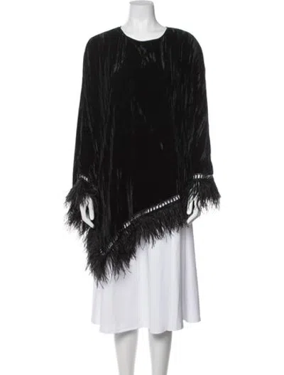 Pre-owned Alberto Makali Cape In Black