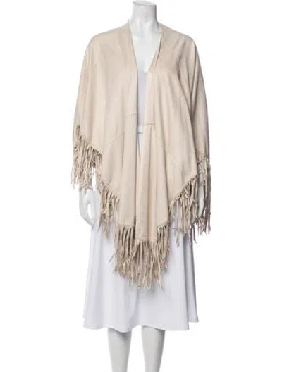 Pre-owned Alberto Makali Cape W/ Tags In Neutral