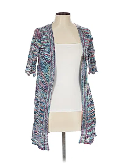 Pre-owned Alberto Makali Cardigan Sweater In Blue