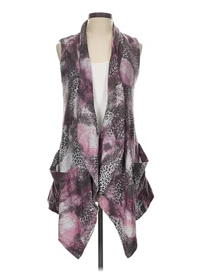 Pre-owned Alberto Makali Cardigan Sweater In Purple