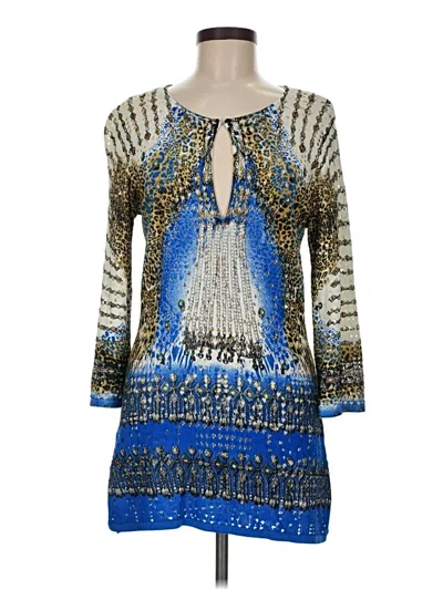 Pre-owned Alberto Makali Casual Dress In Blue
