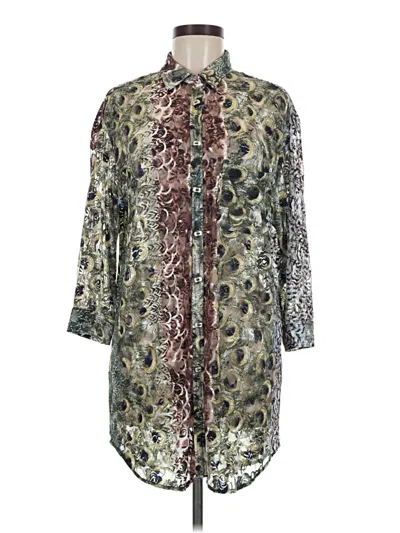 Pre-owned Alberto Makali Casual Dress In Green