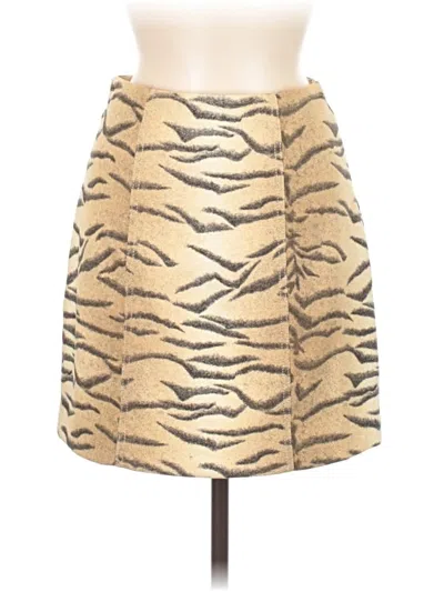 Pre-owned Alberto Makali Casual Skirt In Tan