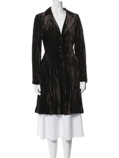 Pre-owned Alberto Makali Coat In Black