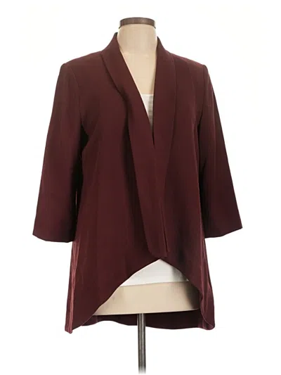 Pre-owned Alberto Makali Coat In Burgundy
