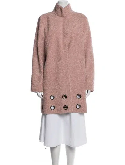 Pre-owned Alberto Makali Coat In Pink