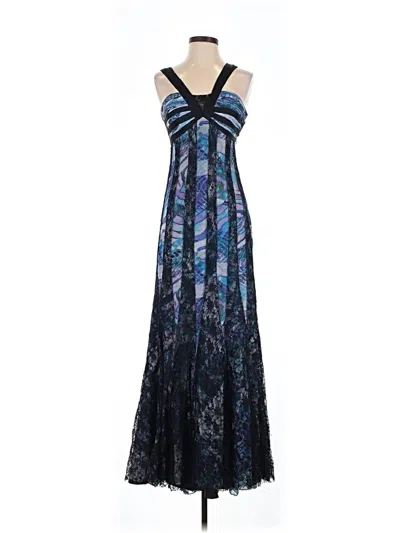 Pre-owned Alberto Makali Cocktail Dress In Blue
