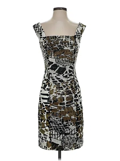 Pre-owned Alberto Makali Cocktail Dress In Brown