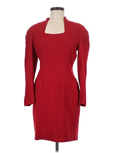 Pre-owned Alberto Makali Cocktail Dress In Red