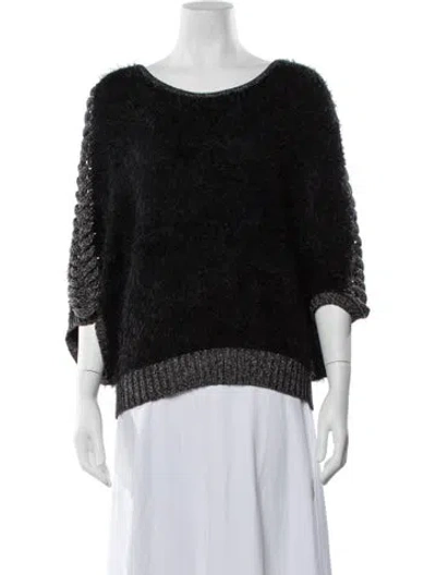 Pre-owned Alberto Makali Crew Neck Sweater In Black