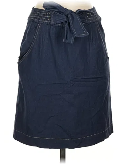 Pre-owned Alberto Makali Denim Skirt In Blue