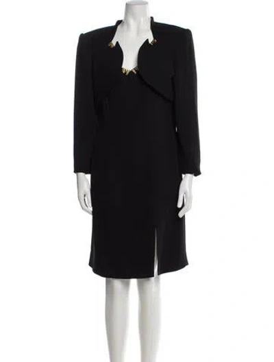 Pre-owned Alberto Makali Dress Set In Gray