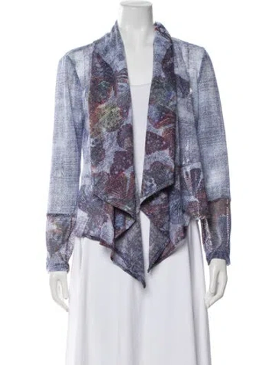 Pre-owned Alberto Makali Floral Print Jacket In Multicolor