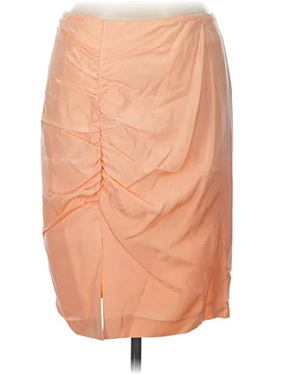Pre-owned Alberto Makali Formal Skirt In Orange