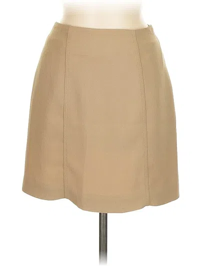 Pre-owned Alberto Makali Formal Skirt In Tan