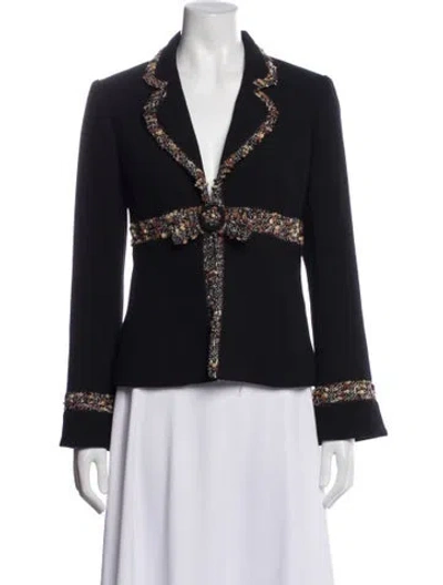 Pre-owned Alberto Makali Fur Jacket In Blue
