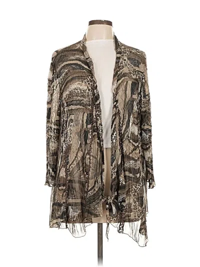 Pre-owned Alberto Makali Kimono In Brown