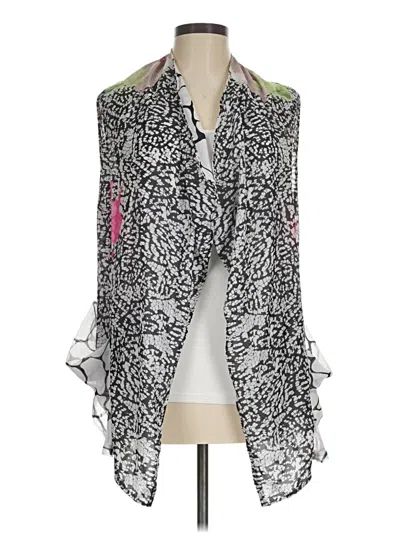 Pre-owned Alberto Makali Kimono In Silver