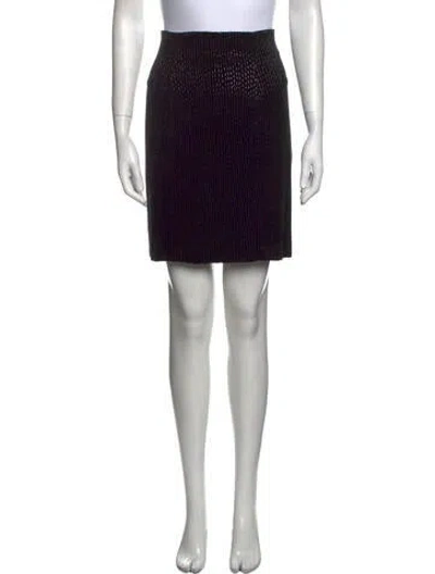 Pre-owned Alberto Makali Knee-length Skirt In Black