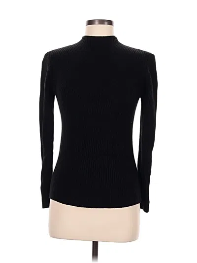 Pre-owned Alberto Makali Long Sleeve Turtleneck In Black